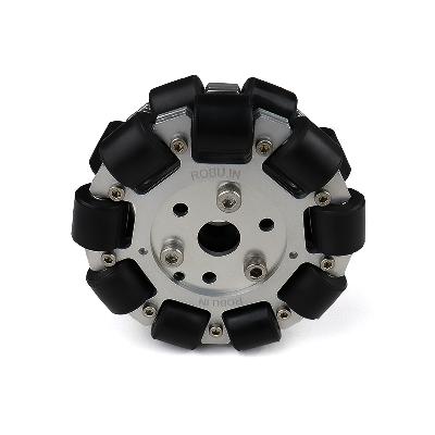 100mm Double Aluminium Omni Wheel (Bush Type Roller)