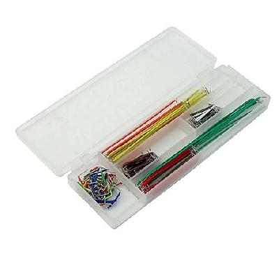 140 pcs U Shape Solderless Breadboard Jumper Cable Wire Kit