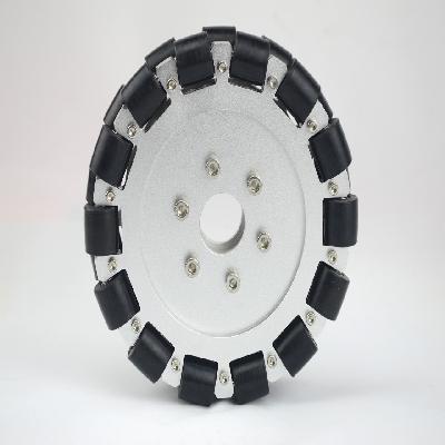 152mm Double Aluminium Omni Wheel Basic (Bush Type Roller)