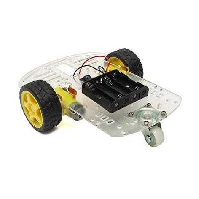 2 Wheel Drive Transparent Smart Robot Car DIY