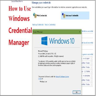 Credential Manager Application