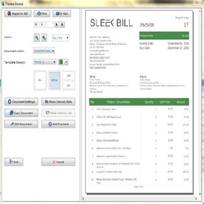 Online Invoice software
