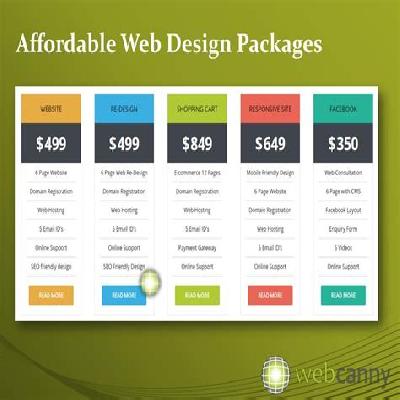 Affordable Web Site Design Package