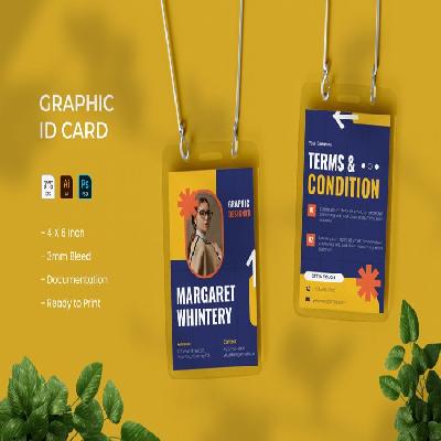 Photo ID Card Graphic Design Services