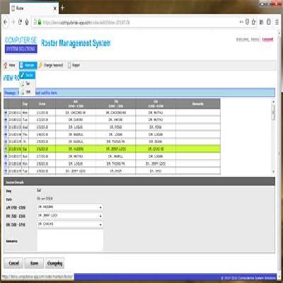 Duty Roster Management
