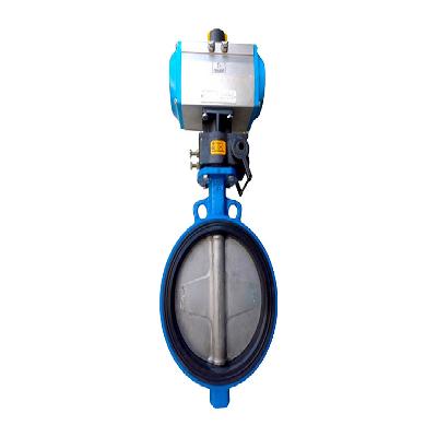 Pneumatic Actuator Operated Butterfly Valve
