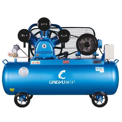 10HP  300 Litres Single Stage Double Acting Piston Cylinder  Reciprocating Air Compressor AC 3 Phase