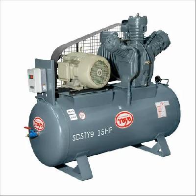 5HP 250 Litres Single Stage Double Acting Piston Cylinder Reciprocating Air Compressor Ac 3 Phase