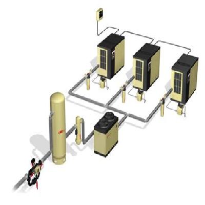 Schematic Layout Compressor