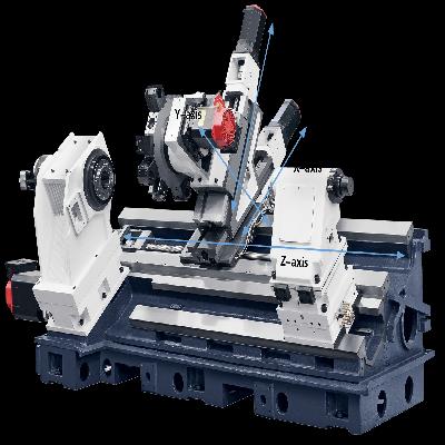 Semi Automatic Lathe Cutting Machine KEH-3-300-80-375