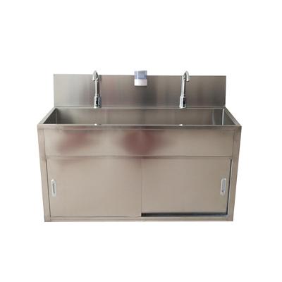 2 Taps Stainless Steel Surgical Scrub Sink