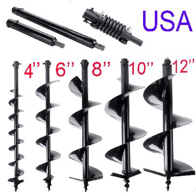 14 Inch Earth Auger Bit, 3 Feet Soil Digging Drill
