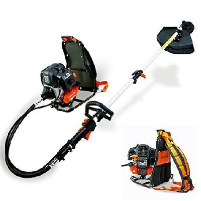 Backpack 52cc Brush Cutter With All Attachments, Air Cooled Engine