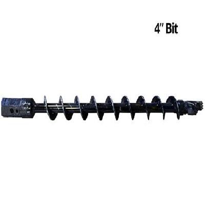Heavy Duty 4 Inch Auger Bit, 3 Feet Earth Auger Drill