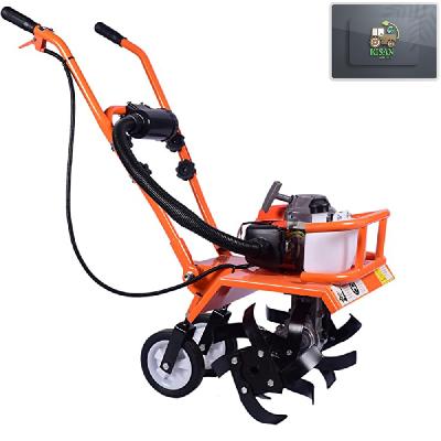 Premium Mini Power Cultivator Tiller Weeder, 4.5 Hp