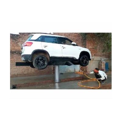 Four Wheeler Single Post Washing Lift