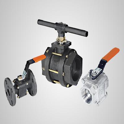 Three Piece Ball Valves Regular Bore