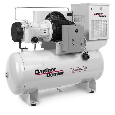 Gardner Denver 10 HP Lubricated Air Cooled Reciprocating Compressor
