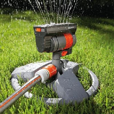 GARDENA 18708-34 Oscillating Sprinkler AquaZoom Compact