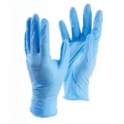 Blue Nitrile Hand Gloves
