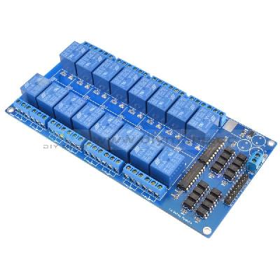 16-Channel 5V Relay Shield Module with Optocoupler for Arduino