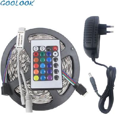 3528 Waterproof RGB Remote Control LED Strip Light 5 Meters