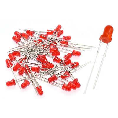 8 mm LED Light-Emitting Diodes (Red, 0.5W)