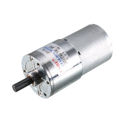 Cylinder Shape DC 12V Speed 80 RPM Geared Motor