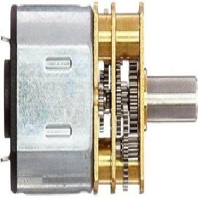DC12V 600RPM Micro Speed Reduction Gear Motor Metal Gearbox Wheel Shaft