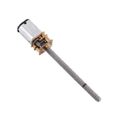 DC 12V 400RPM N20 Micro Gear Motor 16mm Shaft M4x55mm Screw Reducer Metal Speed Reduction Gear Motor