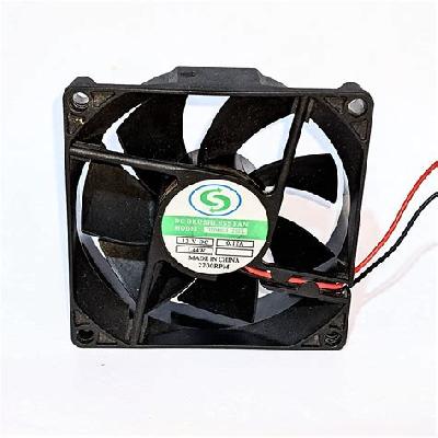 DC Axial Case Cooling Fan Size: (80x80x25) mm, Supply Voltage : 12VDC
