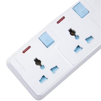 Extension Socket 5 Way, White