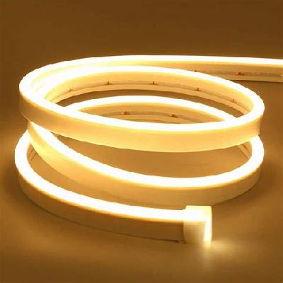 NEON Warm White LED Flexible Strip Light with 2 Pin Power Plug for Diwali, Christmas And Others