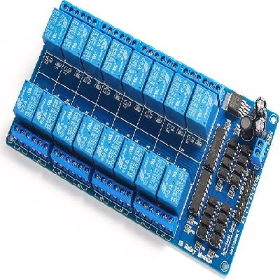 New 16-Channel 12V Relay Module Board for Arduino Pic Avr Mcu Dsp Arm PLC