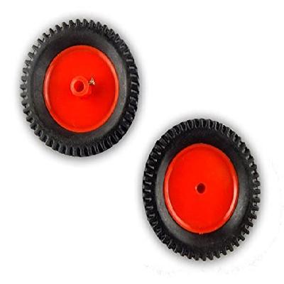 Robot Wheels Tyres for 6 mm Shaft Geared Dc Motor Wheels - 2Pcs
