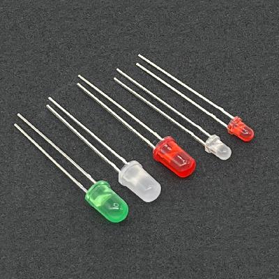 Round Diffused 3 mm LED Bulbs (5 Mixed Colours)