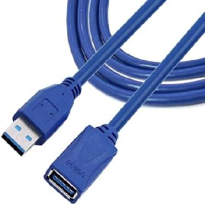 USB 3.0 Super Speed Extension Cable for Computer/ Printer/ CCCTV (Multicolur)