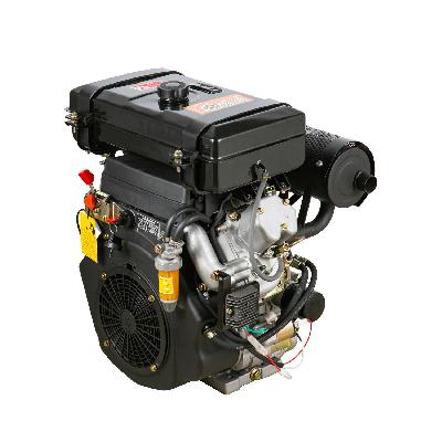 Air Cooled Twin Cylinder Diesel Engine