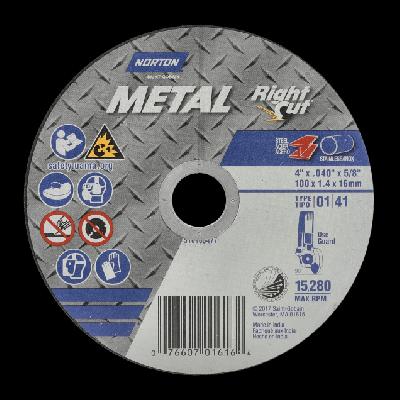 4In-100Mm Metal Cutting Wheels - Norton Abrasives Blade
