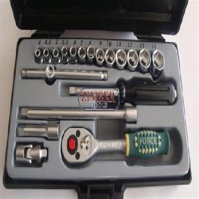 19 PC 1/4 Drive Socket Sets