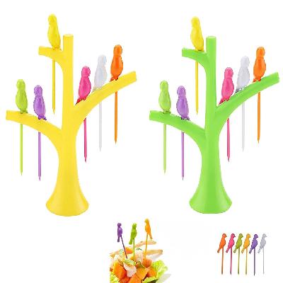 Birdies On A Tree Fruit Fork Set