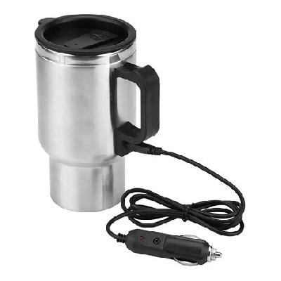 Car Heater Mug With Car / Usb Charger (500ml)