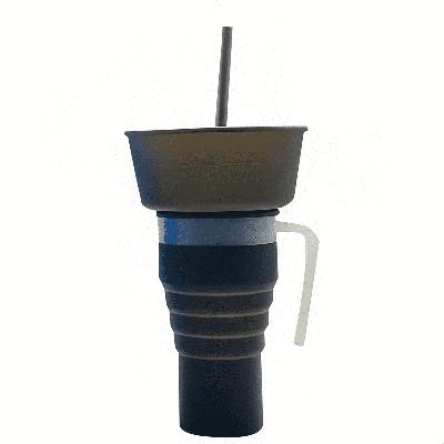 Collapsible 3 in 1 Tumbler