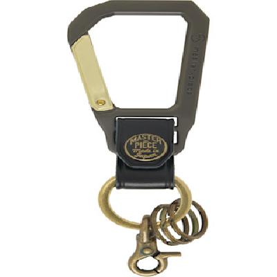 Eye Shape Keychain with Carabiner (gunmetal Finish)