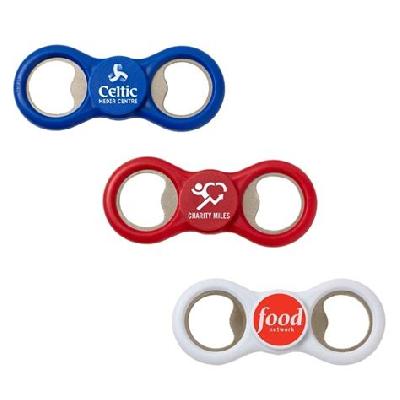 Fidget Spinner With Double Bottle Opener