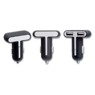 Glow in the dark dual car charger
