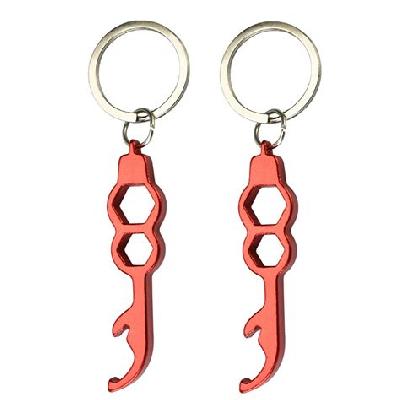 Hanging Big Loop Keychain With Bottle Opener