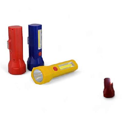 Hexa Plastic Torch With Lamp (magnetic)
