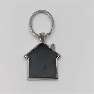 Hut Shape Metal Key Chain