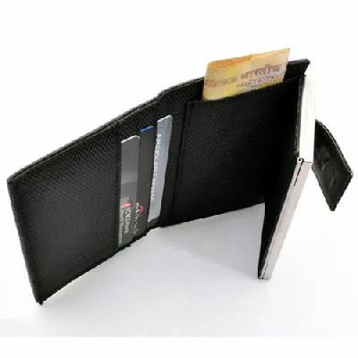 Hut Shape With PU Strip Keychain, 3 In 1 Wallet For Cash, Cards And Visiting Cards